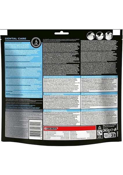 Small Breed Dental Care Küçük Irk Köpekler Için Diş Sağlığı Ödülü 21 Parça 345GR modelleri