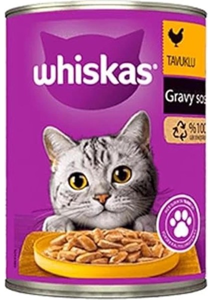 Sos Içinde Tavuklu Yetişkin Kedi Konservesi 400GR fiyatları