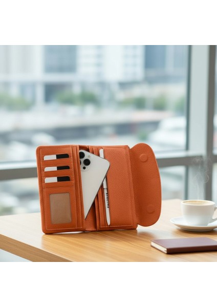 Gerçek Deri Kadın Mıknatıs Kapaklı Cüzdan fırsatları