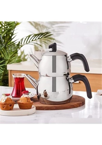 Belinay Orta Boy Çaydanlık Takımı Siyah