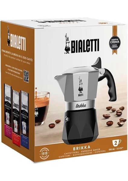 Bialetti Brikka 2 Cup Moka Pot indirimleri
