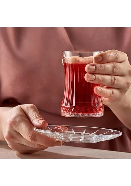 , Elysia Çay Bardağı 170CC Damla Logo 6'lı Kutudadır, 42901G00, Şeffaf fiyatları