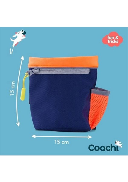 Coachi Profesyonel Köpek Eğitim ve Ödül Çantası, Lacivert Mercan Sarı fırsatları