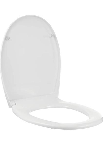 S10 Klozet Kapağı 84-003-009, Yavaş Kapanır, Duroplast, Sandviç Tip, Metal Menteşeli, Beyaz modelleri