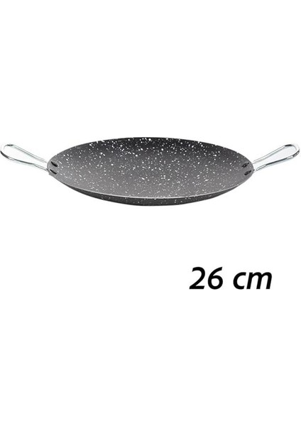 Esra Çok Amaçlı Granit Pişirme Tavası -Çift Yönlü Döküm Sac Kavurma Gözleme Tavası- 26 cm fırsatları