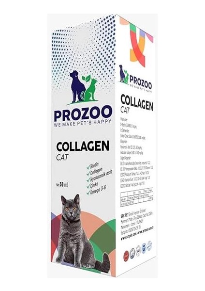 Kediler Için Kolajen Damla 50 ml