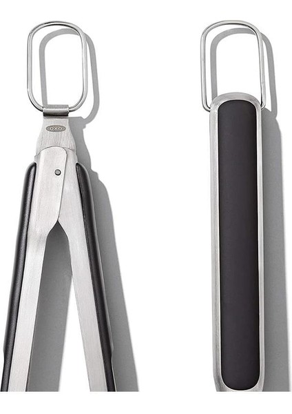 Good Grips Spatula ve Maşa Seti - Bulaşık Makinesinde Yıkanabilir Barbekü Maşası Seti Paslanmaz