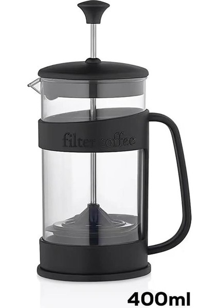 ET-00118 French Press Süzgeçli Bitki Çayı Demliği Kahve Presi - 400 ml fırsatları