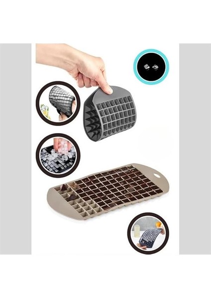 Buz Silikon Tabanlı Pratik Kokusuz Buzluk, 96'lı Kristal Buz Kalıbı, Silikon Tabanlı Buz Kalıbı fırsatları