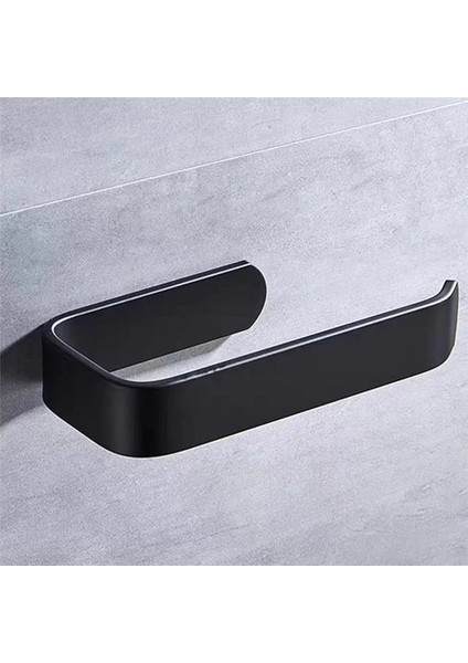 Yapışkanlı Lüks Tasarım Lamalı Tuvalet Kağıtlığı Siyah fiyatları