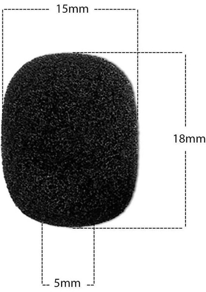 Yaka Mikrofonu Universal Mikrofon Süngeri, Standart fiyatları