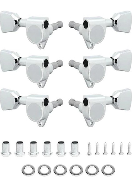 Cb-40 Akustik Gitar Için Kaliteli Profesyonel Burgu Takımı Silver 1 Set