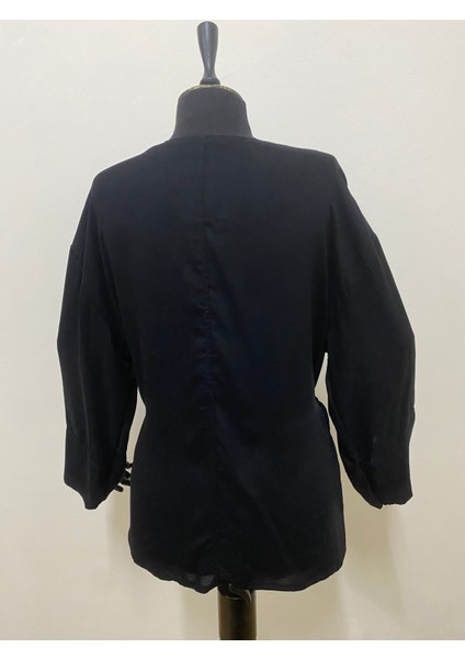 Kadın Kruvaze Viskon Kumaş Oversize Yandan Bağlamalı Kimono indirimleri