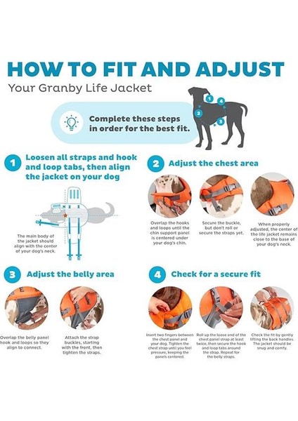 Kyjen 22021 Ripstop Quick Release Easy Fit Köpekler Için Can Yeleği, Ayarlanabilir, L modelleri