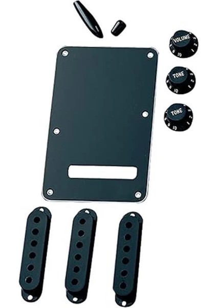 Strat Accessory Kits Black Strat Aksesuar Kit fırsatları