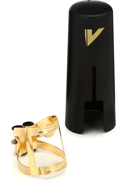 LC58DP M/o Ligatür ve Tenor Saksafon Için Plastik Kapak; Yaldızlı Kaplama