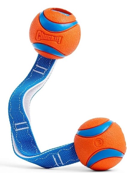 ! Ultra Duo Tug 2'li Köpek Çekiştirme Topu (Orta Boy)