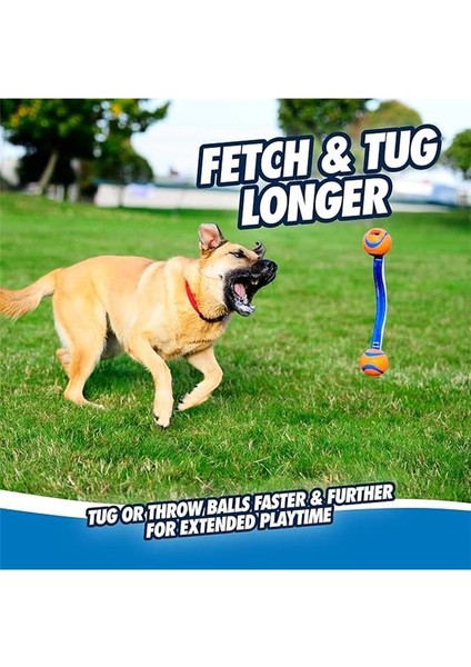 ! Ultra Duo Tug 2'li Köpek Çekiştirme Topu (Orta Boy)