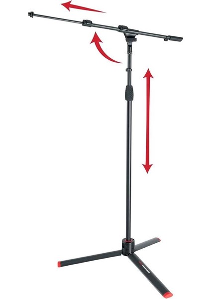 Gfw-Id-Mıc | Id Serisi Teleskopik Boom Kollu Tripod Mikrofon Standı