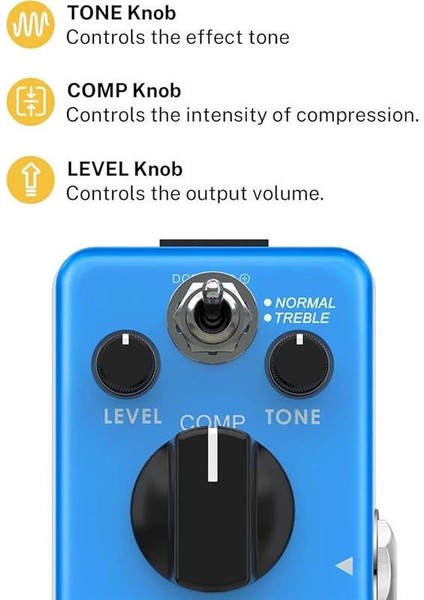 Ultimate Compressor Pedal (Mavi) modelleri