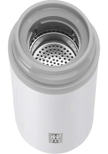 Thermoçay Demlikli Matara, 420 ml | Paslanmaz Çelik | Beyaz-Gri modelleri