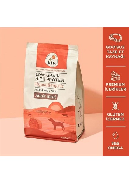 Doğal Besi Kuzu Etli Yetişkin Mini Irk Köpek Maması 2.5 kg fiyatları