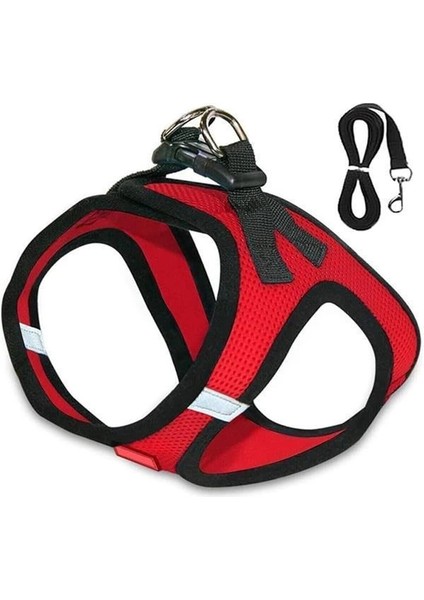 Kedi Tasması Reflektörlü Kaçış Önleyici Kedi Gezdirme Tasması Reflektörlü Kedi & Köpek Göğüs