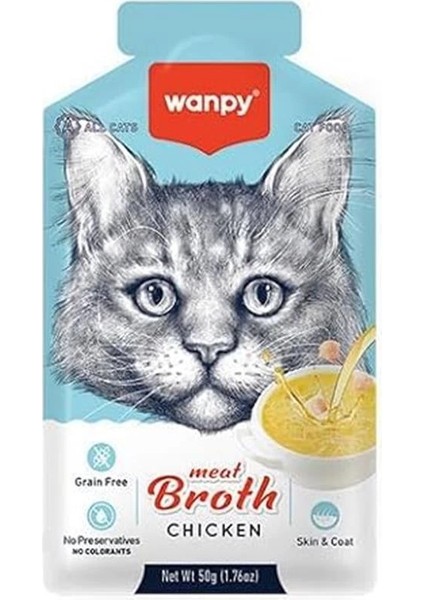 Kediler Için Tavuk Eti Çorbası 50G Tekli Paket indirimleri