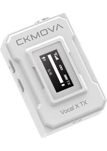 Vocal x V1W 2.4 Ghz Dahili Mikrofonlu Telsiz Mikrofon Seti, Beyaz Renk