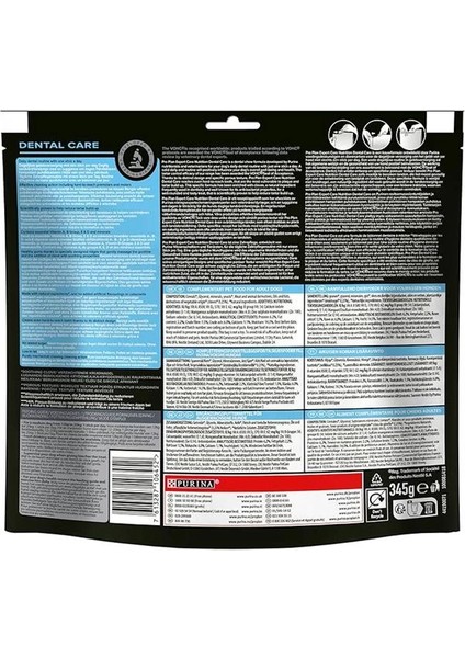 Medium Breed Dental Care Orta ve Büyük Irk Köpekler Için Diş Sağlığı Ödülü 15 Parça 345GR fiyatları