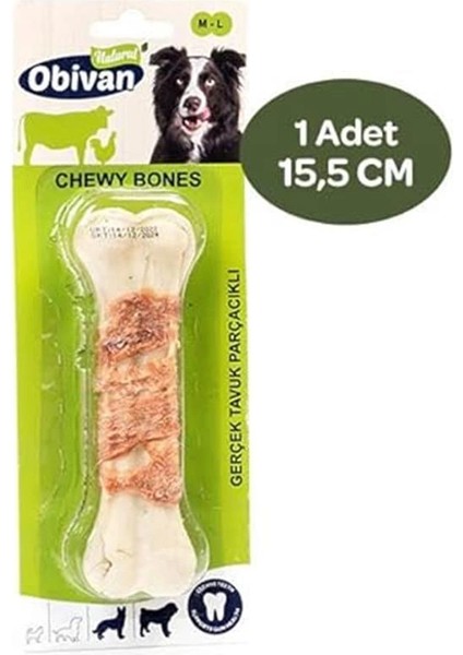 Tavuklu Köpek Diş Bakım Kemiği M (1 Adet)