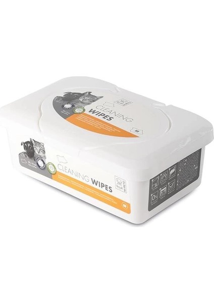 M-Pets Kedi/köpekler Için Temizleme Mendili 80Lİ