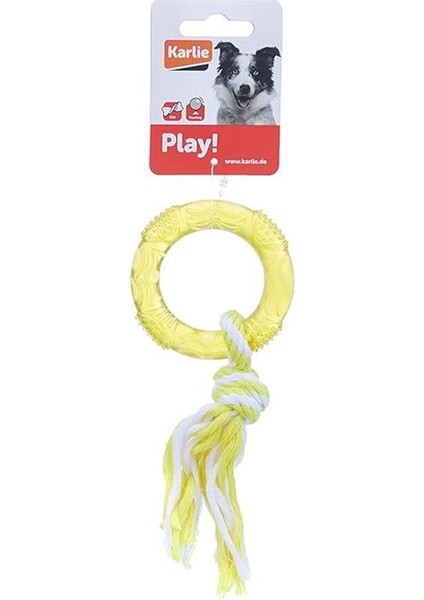 Karlıe Stres Ipi Halka, Köpek Oyuncağı, 8 cm