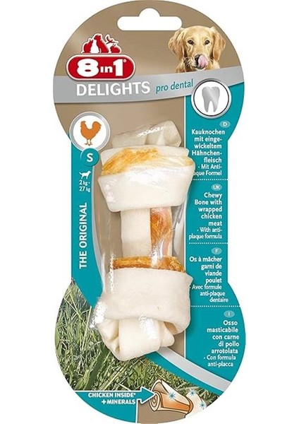 Delights Pro Dental S Boy Kemik, 35 gr Köpek Ödülü