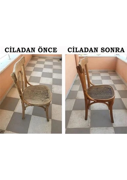 Doğal Ahşap Cilası Gomalak 1000 ml Shellac + Sürme Topu modelleri