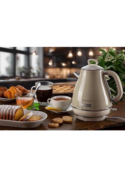 Vintage 1.7 Litre Kettle Bej fiyatları