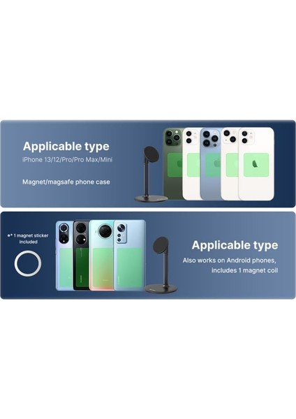 Vijim Ulanzi HP002 Manyetik Masaüstü Iphone Standı fırsatları