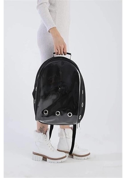 Şeffaf Astronot Kedi Taşıma Sırt Çantası – Evcil Hayvan Taşıma Çantası APOLLO11