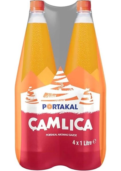 Portakal Aromalı Gazoz 4x1 L