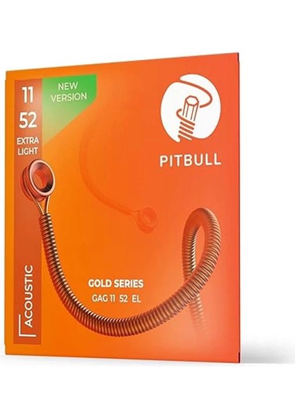 Gold Akustik Gitar Teli Gag El 11-52 Extra Light
