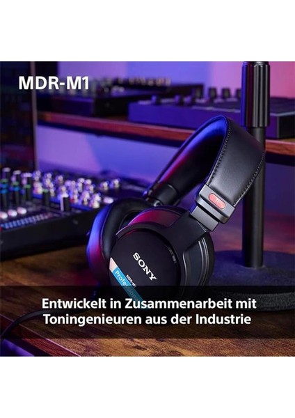 Mdr-M1 Studio Kapalı Arka Kulaklık - Kablolu, Ultra Geniş Bant Oynatma (5Hz-80kHz), Stüdyo indirimleri