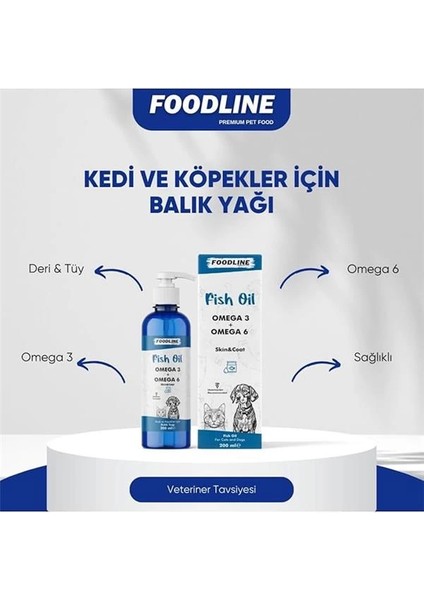 Fish Oil 200 Ml, Omega 3&6 Içerikli Balık Yağı, Kedi ve Köpekler Için Tüy ve Genel Sağlık fiyatları