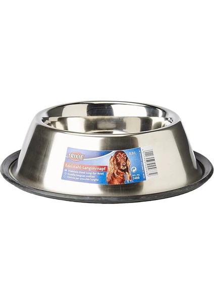 Köpek Paslanmaz Çelik Mama Su Kabı 0,9lt 15CM