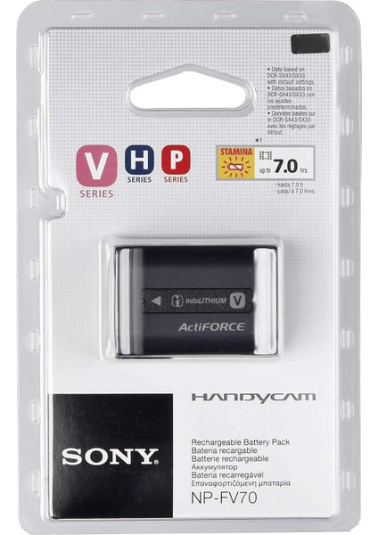 I Sony NP-FV70 Kamera Bataryası indirimleri