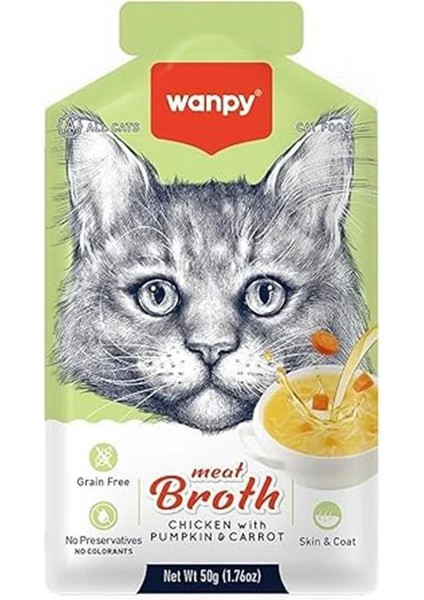 Tavuklu Bal Kabaklı ve Havuçlu Kedi Ödül Çorbası 50G fiyatları