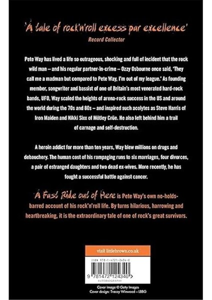 A Fast Ride Out Of Here: Confessions Of Rock's Most Dangerous Man fiyatları