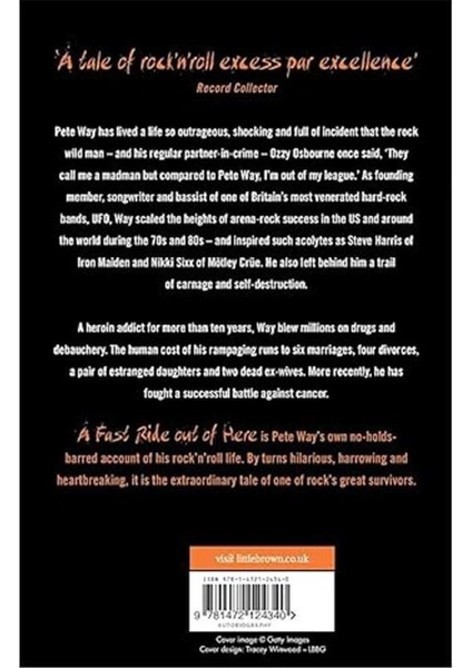 A Fast Ride Out Of Here: Confessions Of Rock's Most Dangerous Man fırsatları