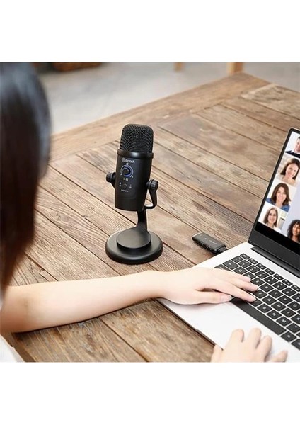 BY-PM500W Kablolu - Kablosuz USB Condenser Mikrofon
