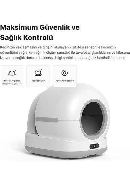 Akıllı Otomatik Kedi Tuvaleti (Kamerasız) Çelik Mama Kabı (Kameralı) Su Sebili ve Filtre fırsatları