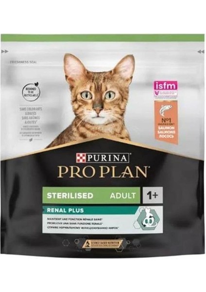 Sterilised Kısırılaştırılmış Kediler Için Somonlu Kuru Kedi Maması 400 Gram